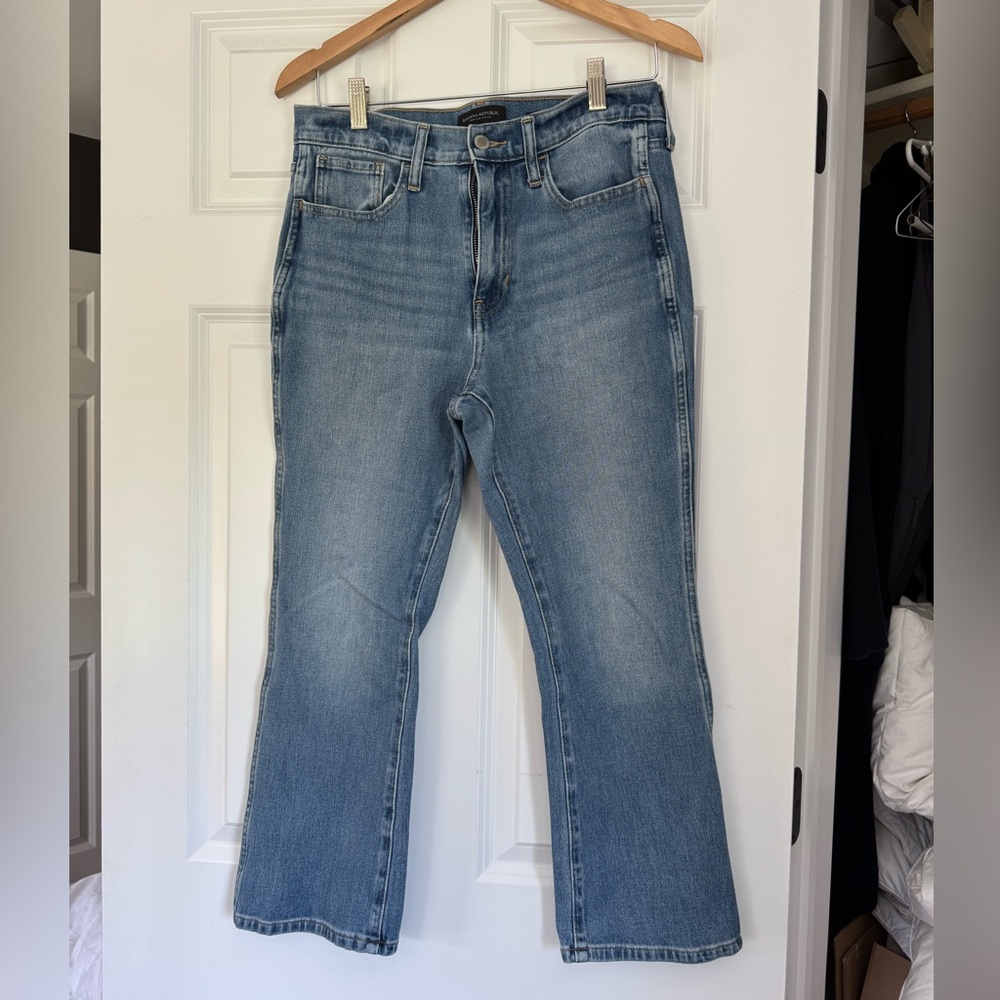 Banana Republic high rise crop boot jeans size 29 petite
